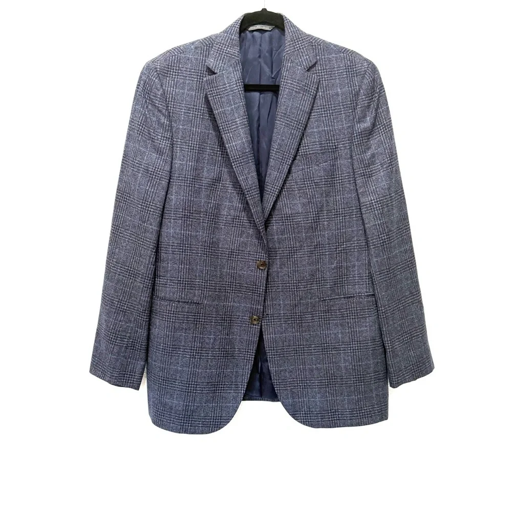 Daniel Cremieux Navy Checkered Blazer‎ 42L